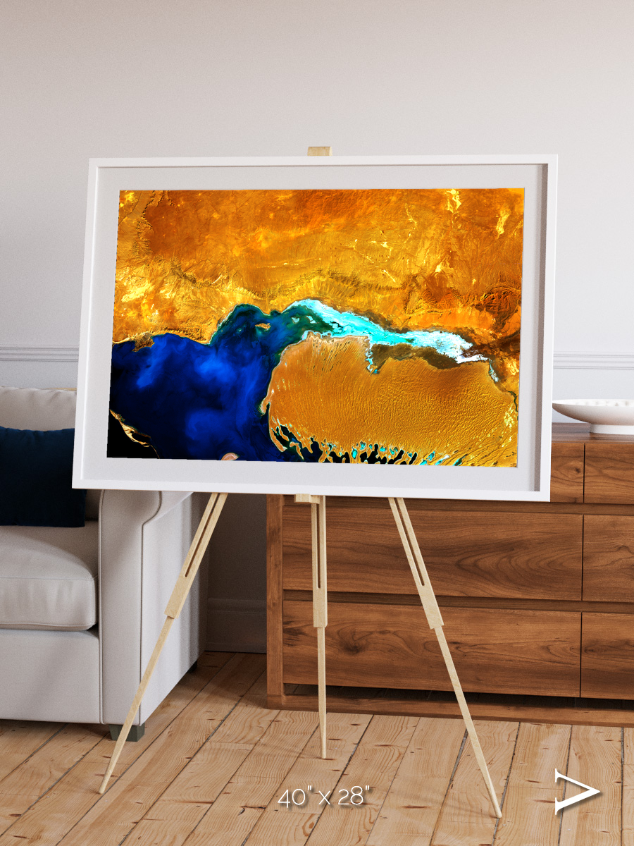 Coastal Phantom, Dardzha Peninsula Framed & Mounted Print