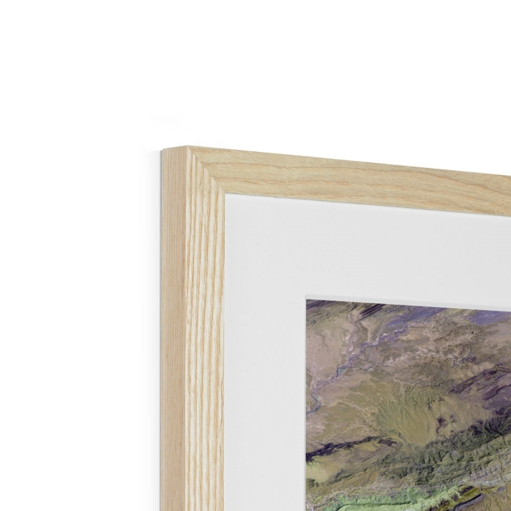 Rugged Relief, Sulaiman Mountains Framed & Mounted Print