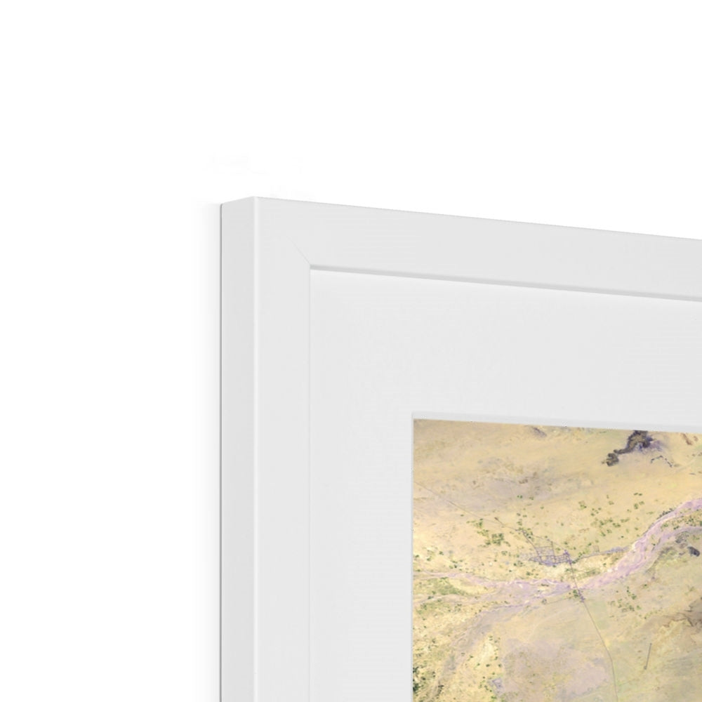 Fire Fields, Harrat Al Birk Framed & Mounted Print