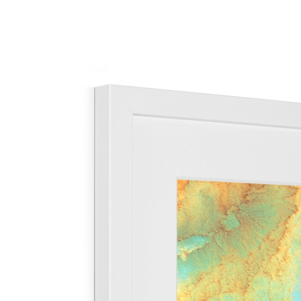 Atmospheric Patterns, Von Karman Vortices Framed & Mounted Print