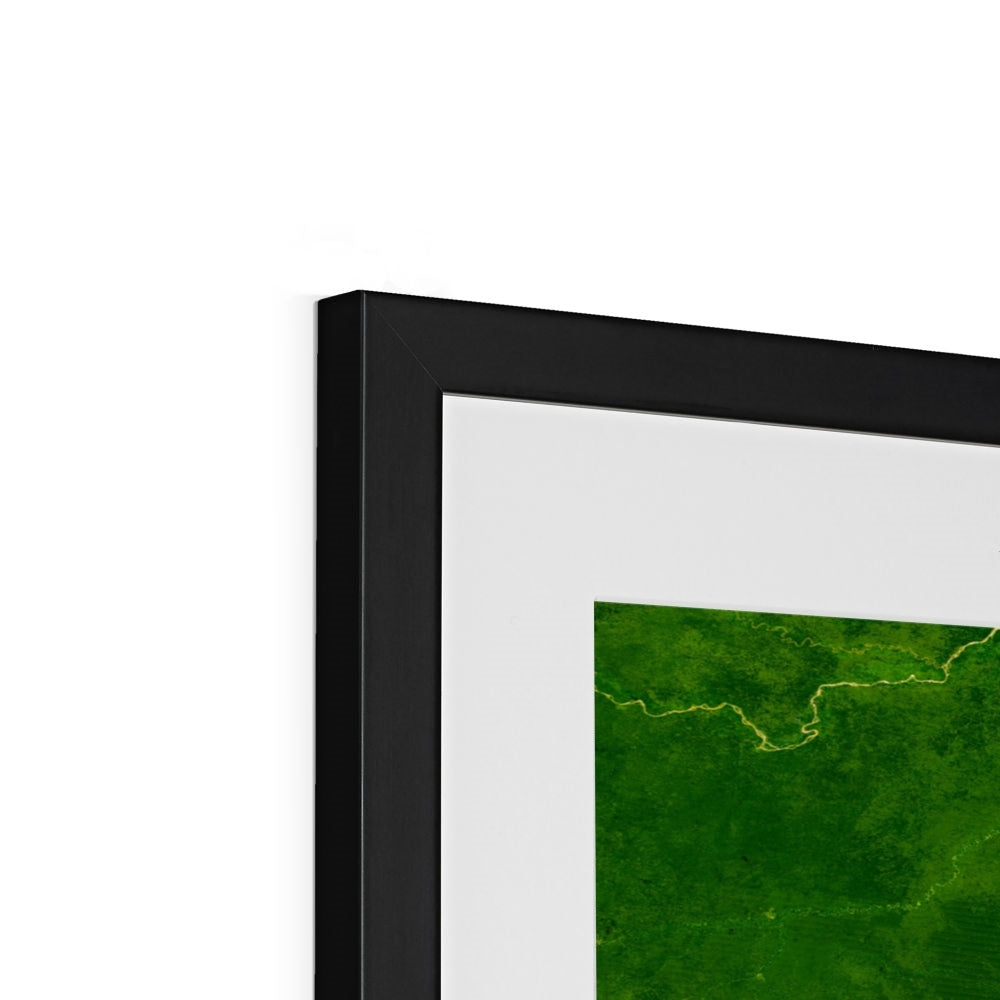 Ribbon River, South America Framed & Mounted Print
