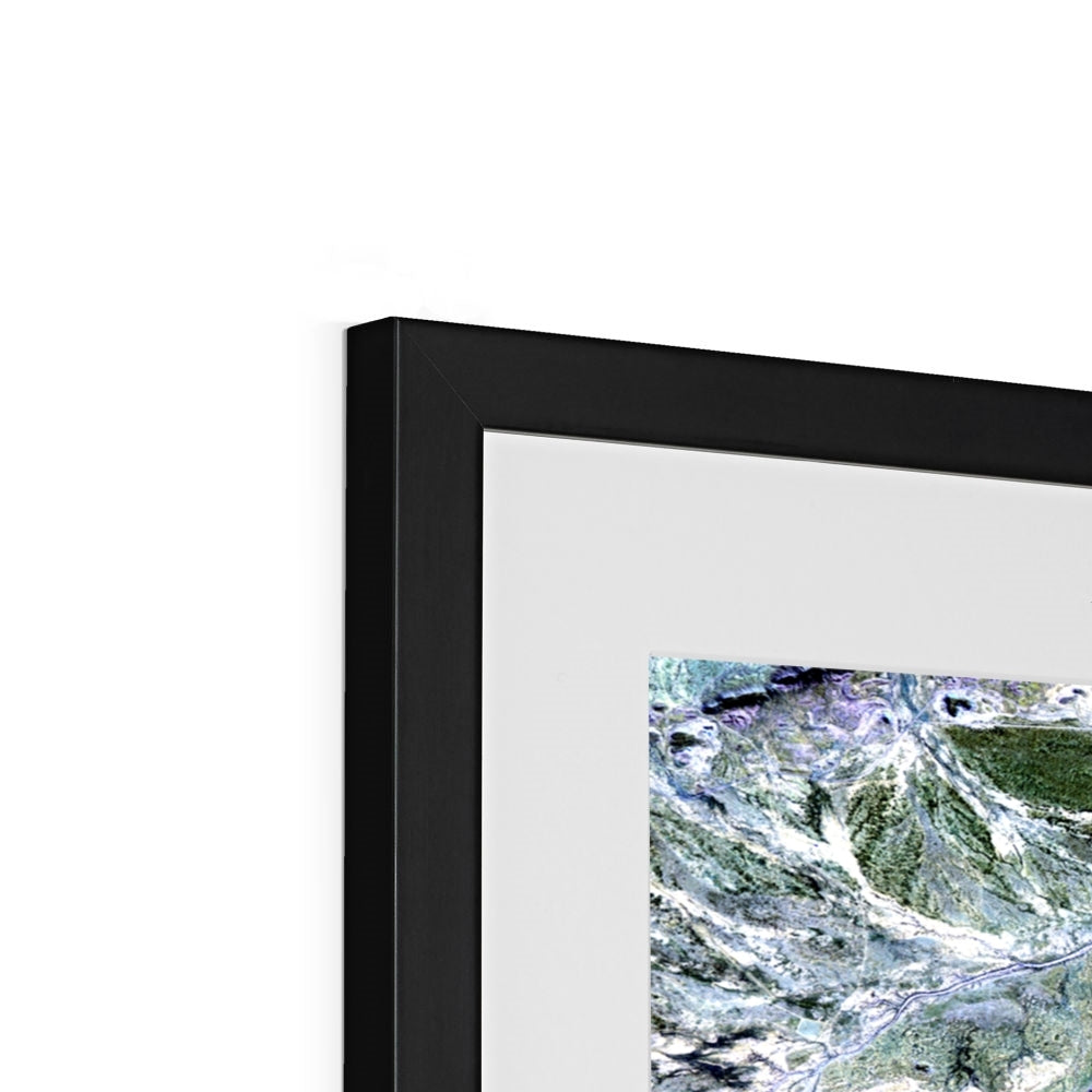 Mountain Textures, MacDonnell Ranges Framed & Mounted Print