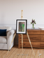 Channel Lines, Barreal Blanco Framed & Mounted Print