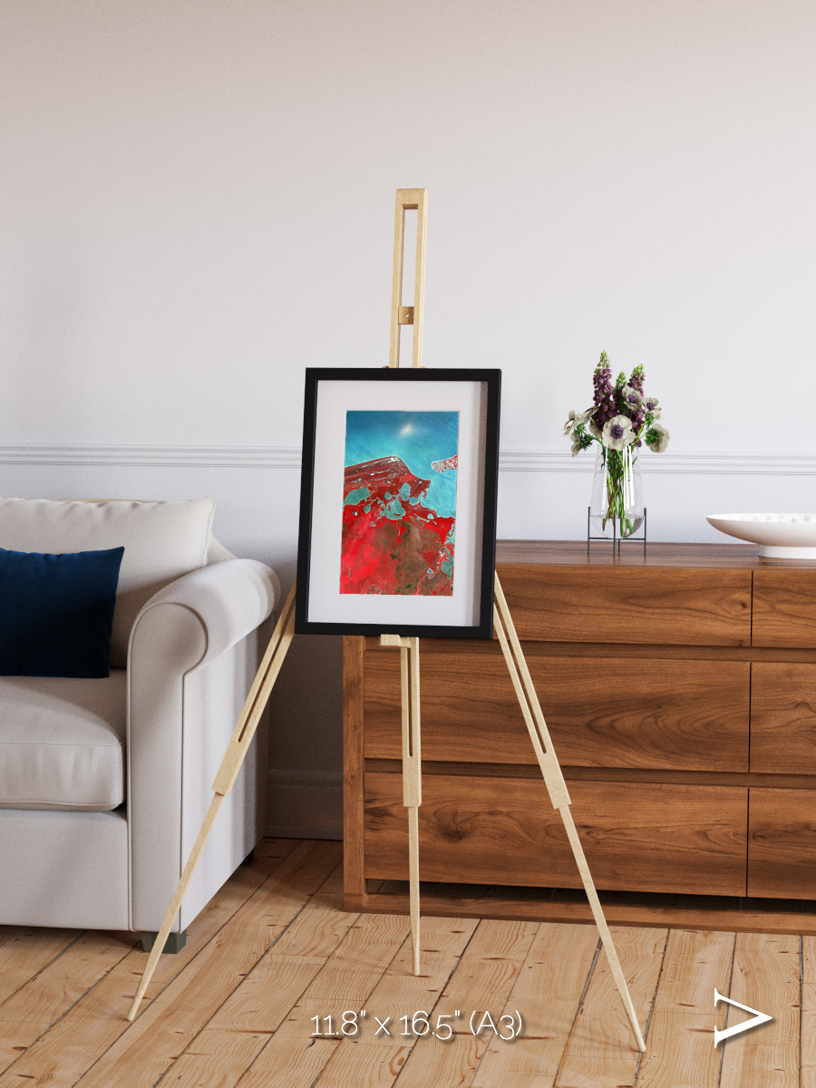 Remote Shores, Campeche Framed & Mounted Print