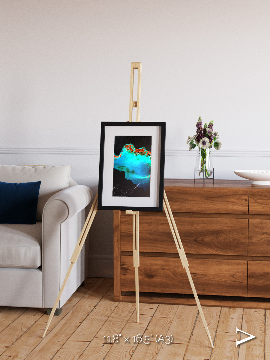 Arctic Outpost, Caribbean Luxury Framed & Mounted Print