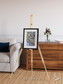 Lava Lines, Chilean Volcanoes Framed & Mounted Print