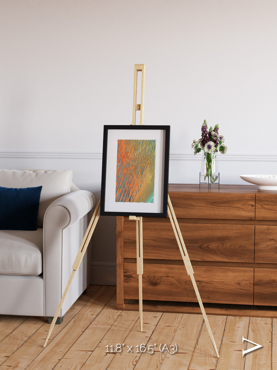 Windwritten Sands, Erg Chech Framed & Mounted Print