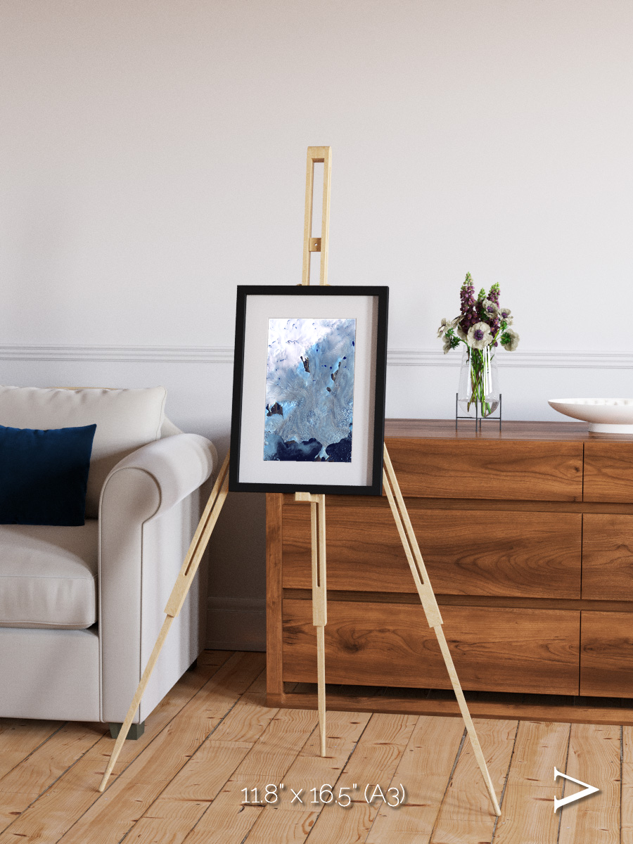 Waterways, Greenland Coast Framed & Mounted Print