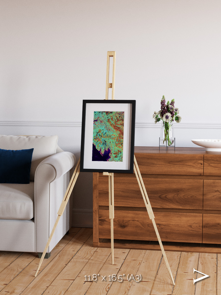 Polar Flow, Lake District Framed & Mounted Print