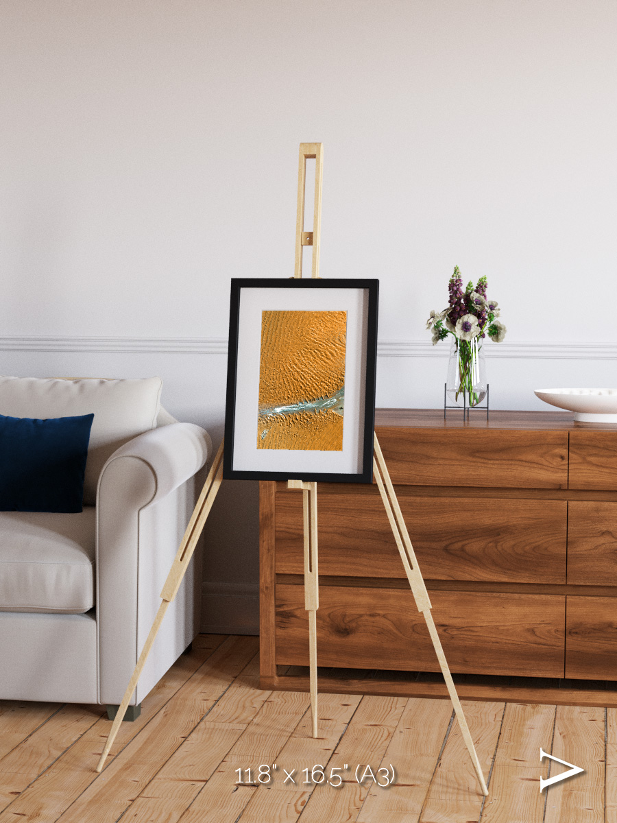 Sands in Motion, Namib Desert Framed & Mounted Print
