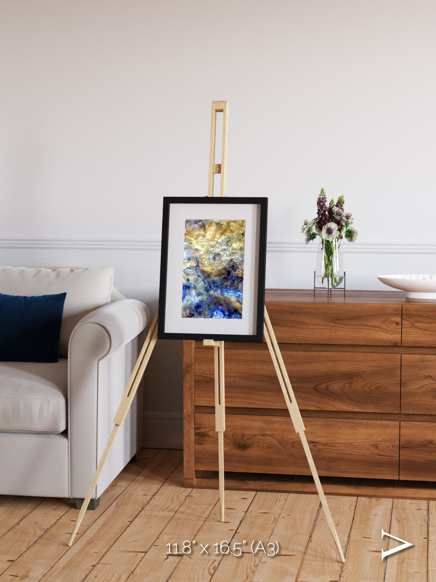 Heat Scars, No Mans Land Framed & Mounted Print