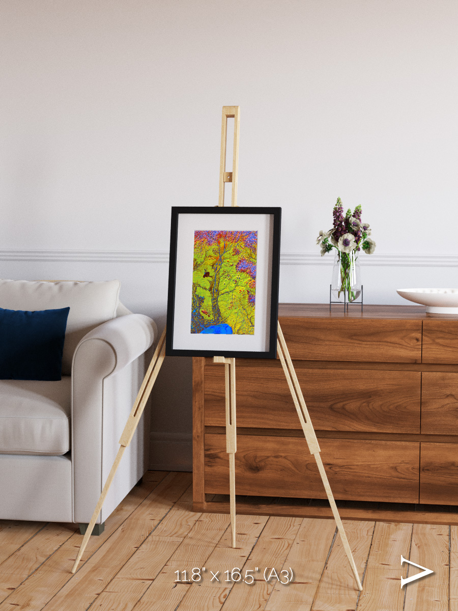 Glacial Ribbons, Chaunskaya Bay Framed & Mounted Print