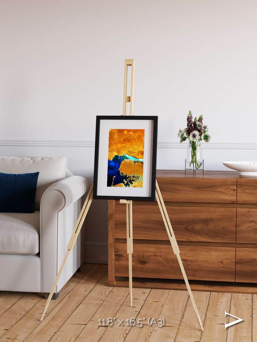 Coastal Phantom, Dardzha Peninsula Framed & Mounted Print