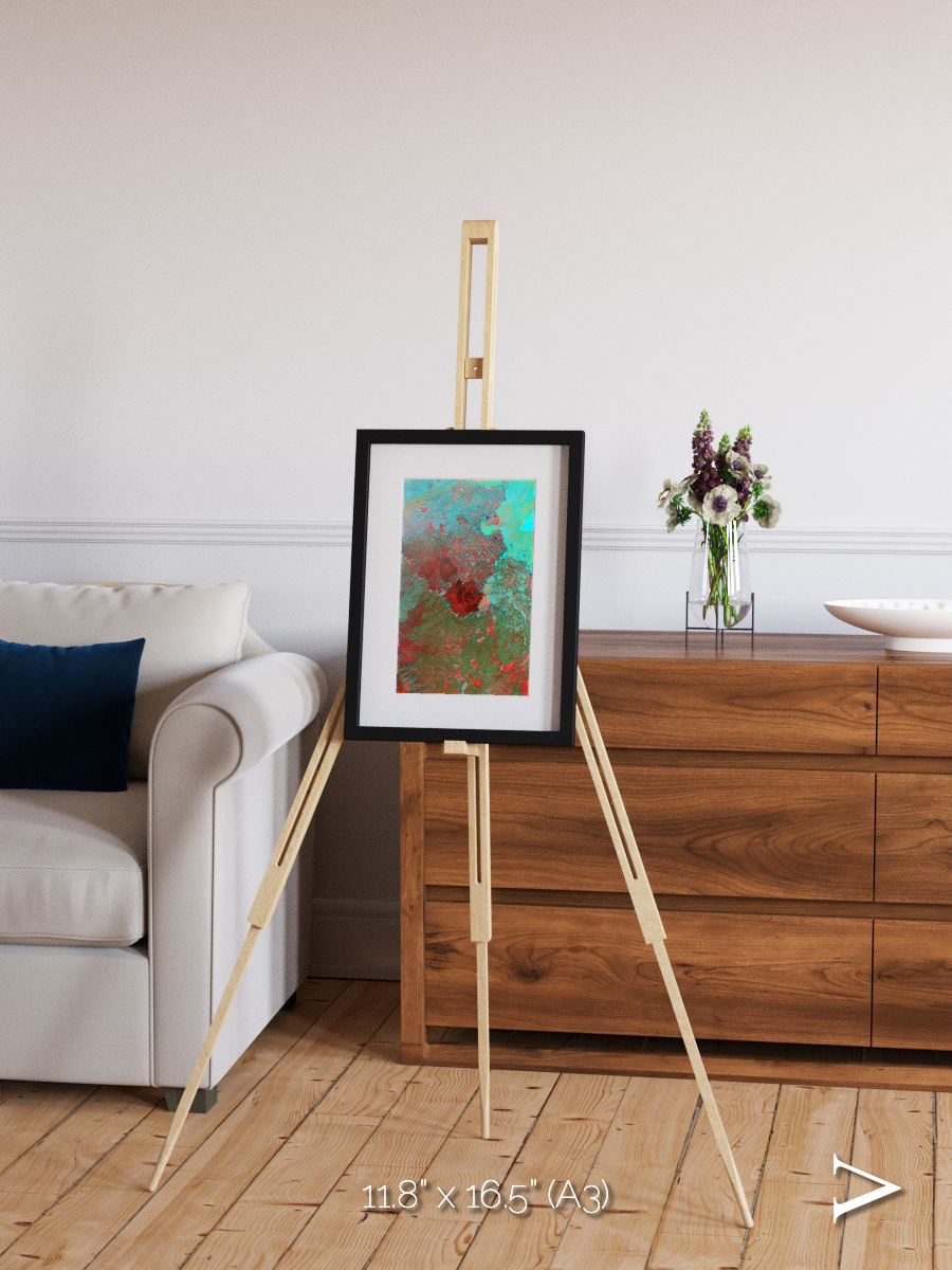 Shifting Dunes, The Syrian Desert Framed & Mounted Print