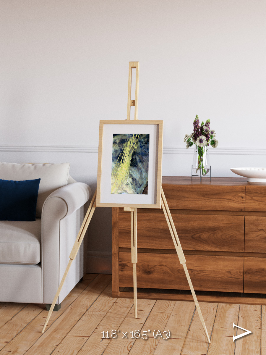 Shifting Sands, Algerian Abstract Framed & Mounted Print
