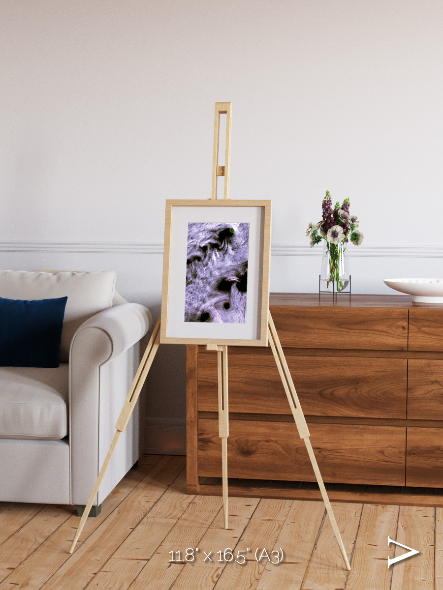 Vortices over Broutona, Kuril Islands Framed & Mounted Print