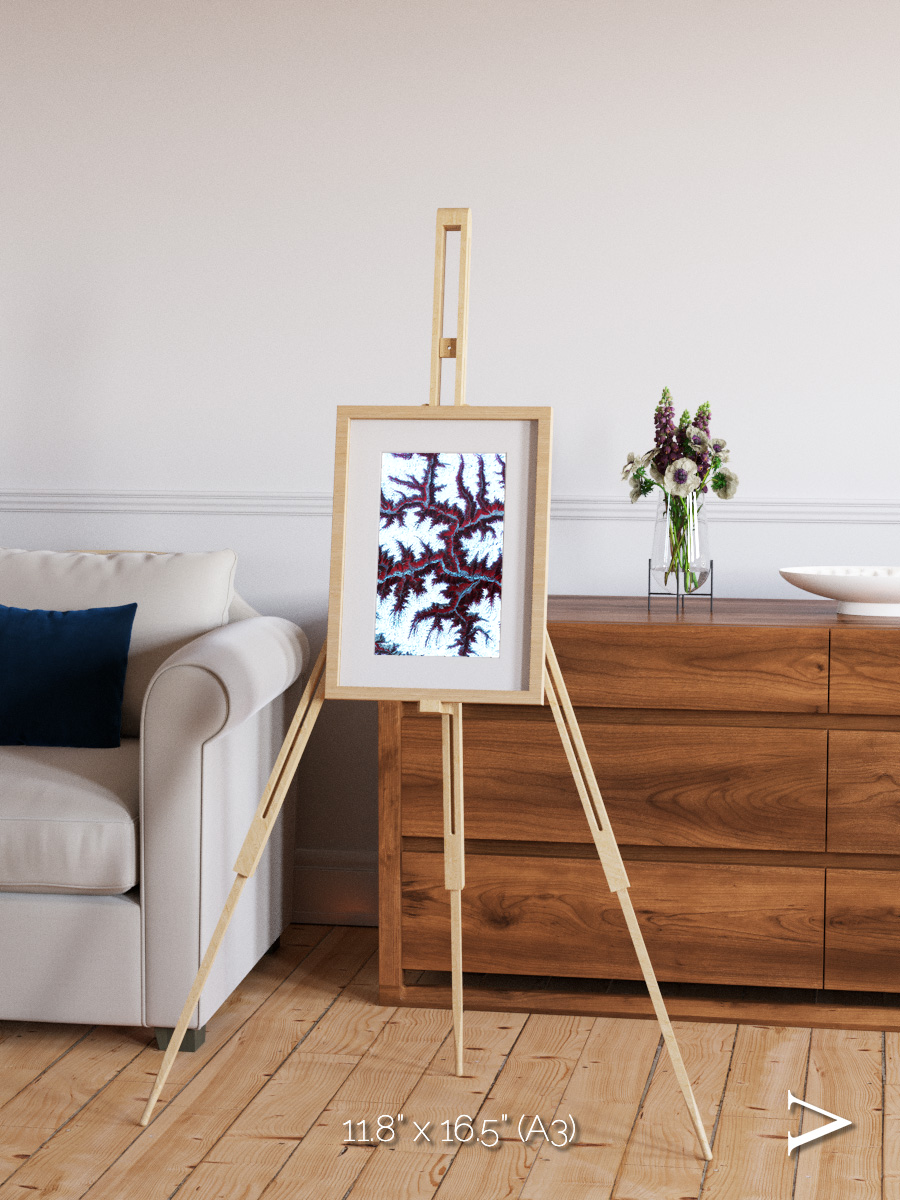 Ribbon River, Himalayas Framed & Mounted Print