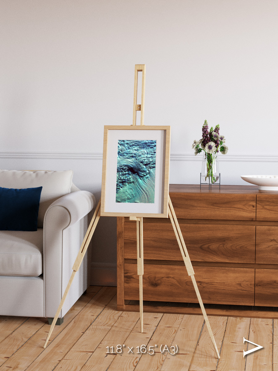 Ice River, Lambert Glacier Framed & Mounted Print