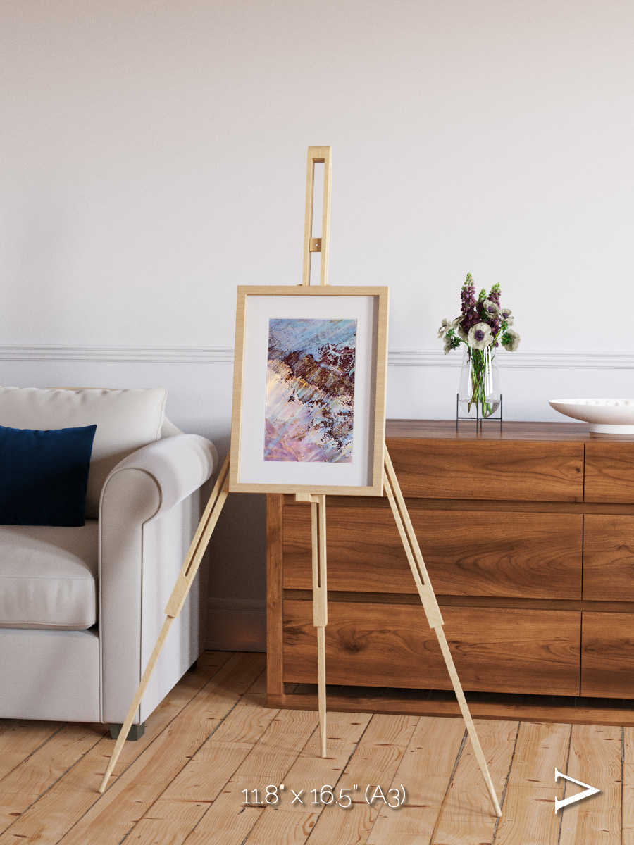 Storm and Stillness, Gweni-Fada Framed & Mounted Print