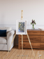 Lava Lines, Chilean Volcanoes Framed & Mounted Print