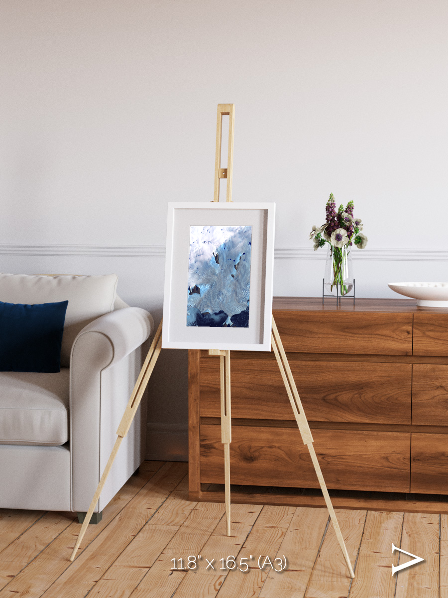 Waterways, Greenland Coast Framed & Mounted Print