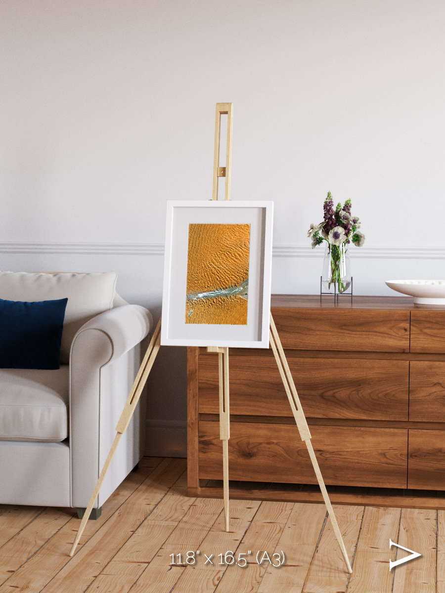 Sands in Motion, Namib Desert Framed & Mounted Print