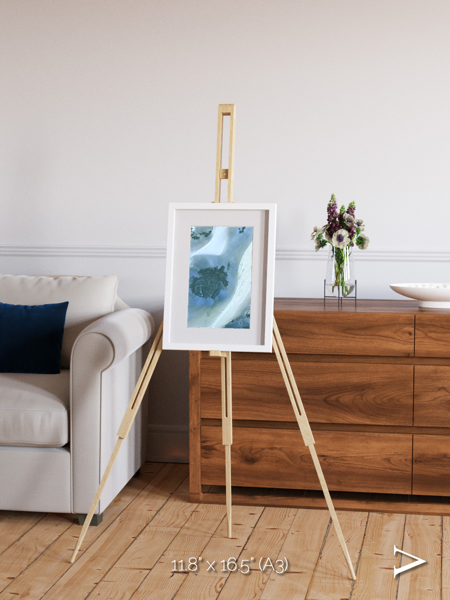 Shifting Dunes, Sahara Desert Framed & Mounted Print