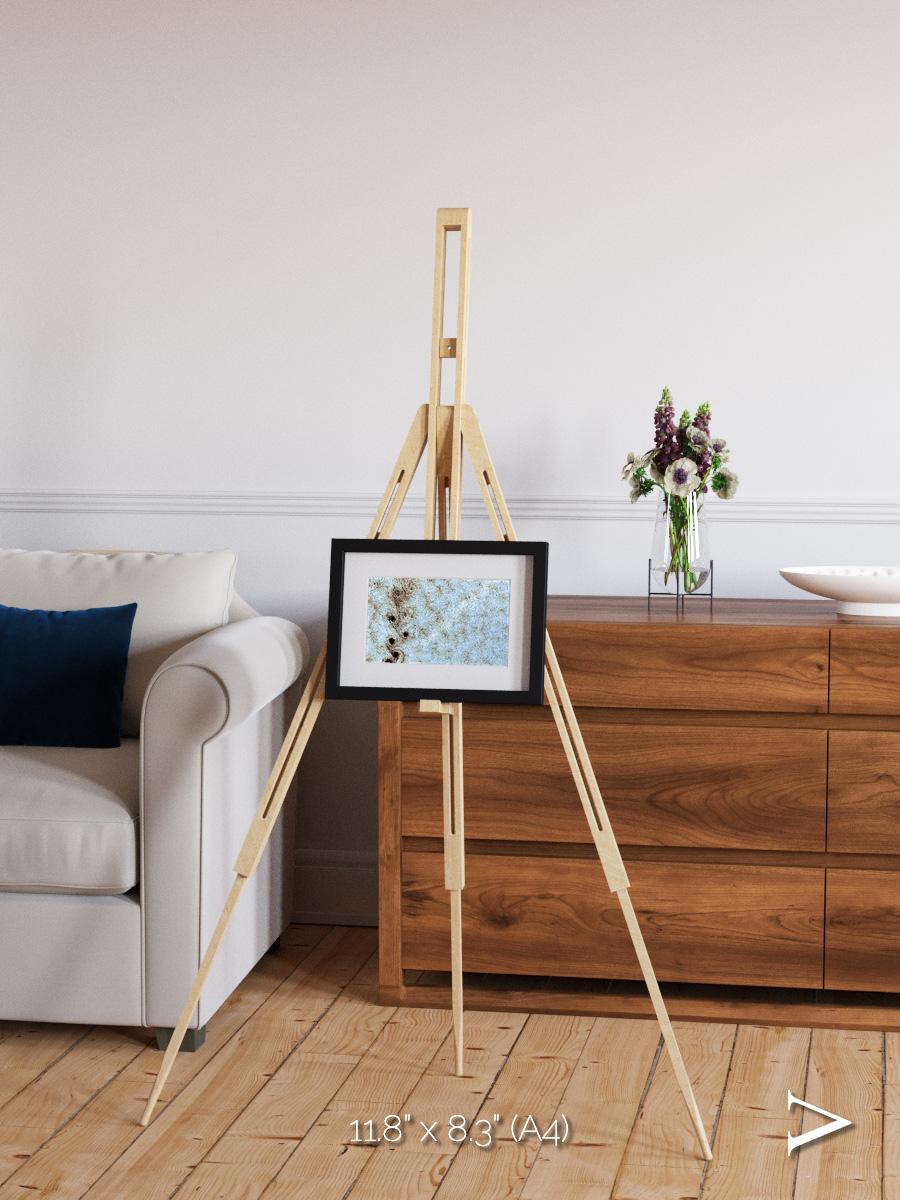 Wind Signatures, Karman Vortices Framed & Mounted Print