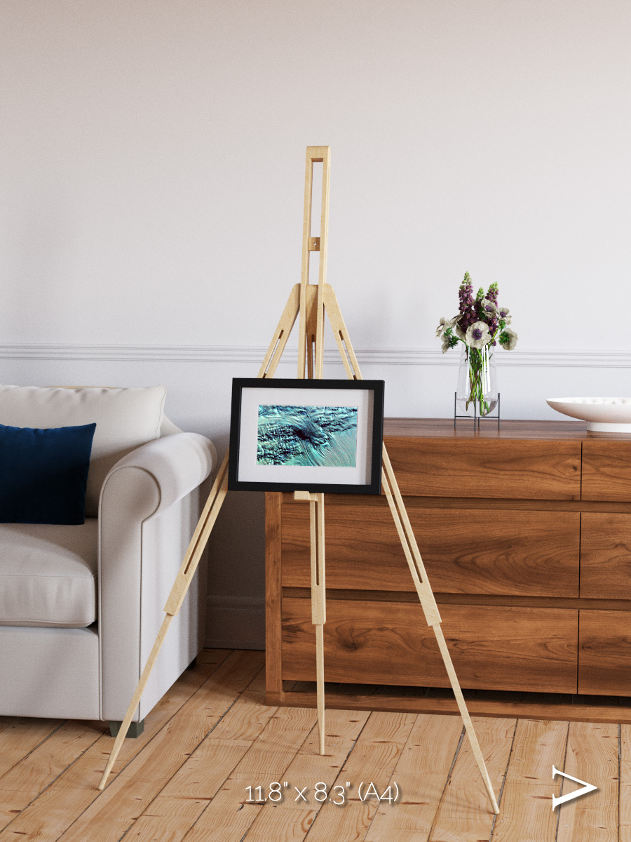 Ice River, Lambert Glacier Framed & Mounted Print