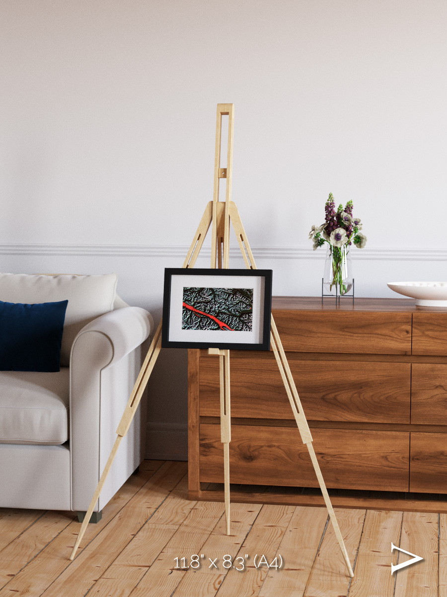 Light in the Trench, Canadian Rockies Framed & Mounted Print