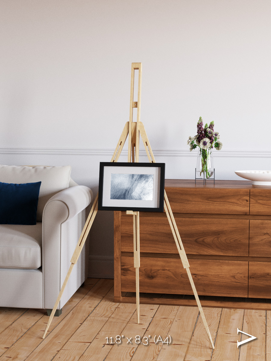 Wind Signatures, Whirlpool Cloud Framed & Mounted Print
