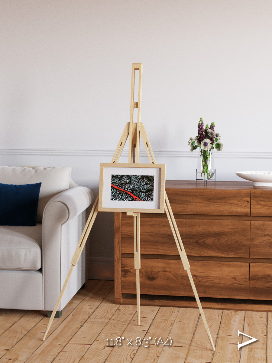 Light in the Trench, Canadian Rockies Framed & Mounted Print