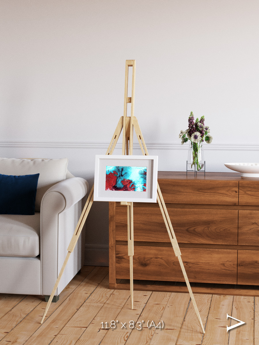 Polar Flow, Vatnajokull Glacier Ice Cap Framed & Mounted Print