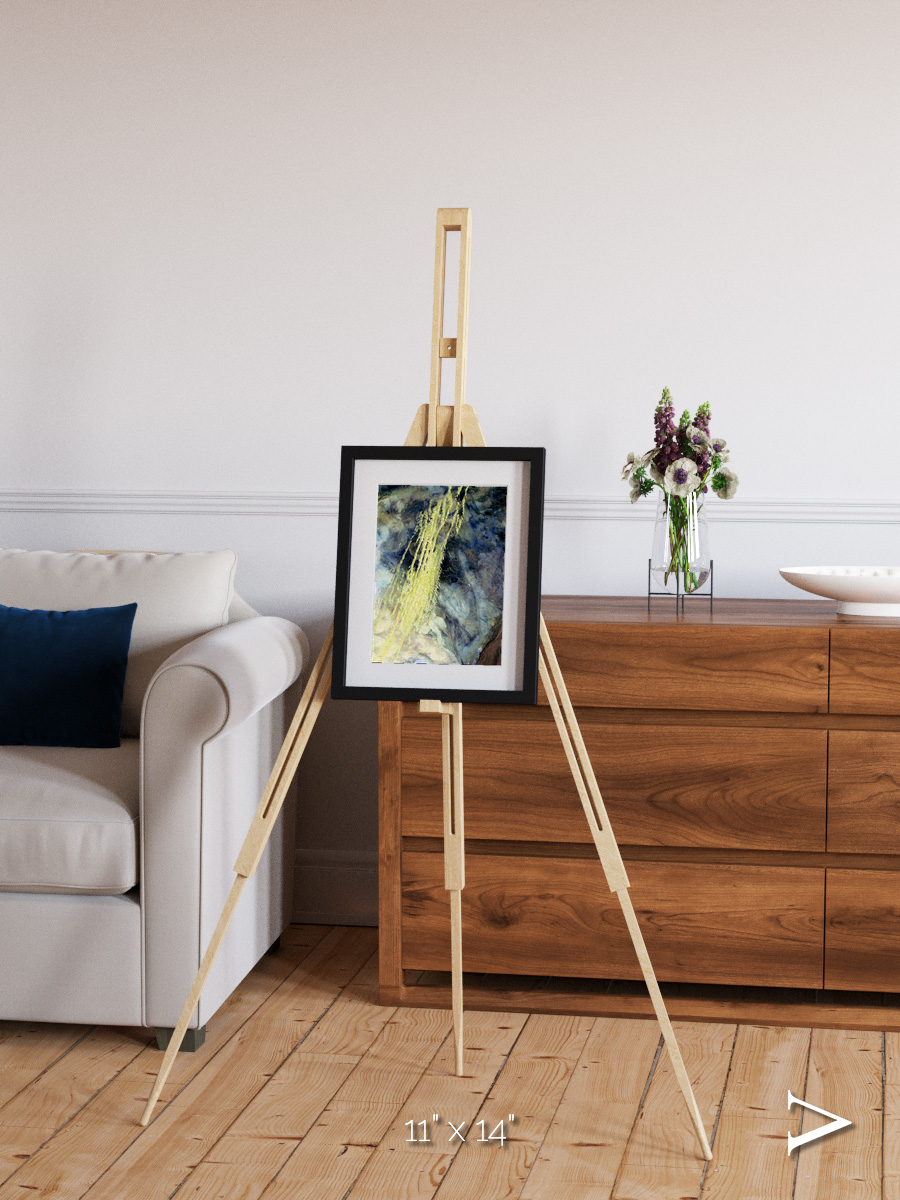 Shifting Sands, Algerian Abstract Framed & Mounted Print