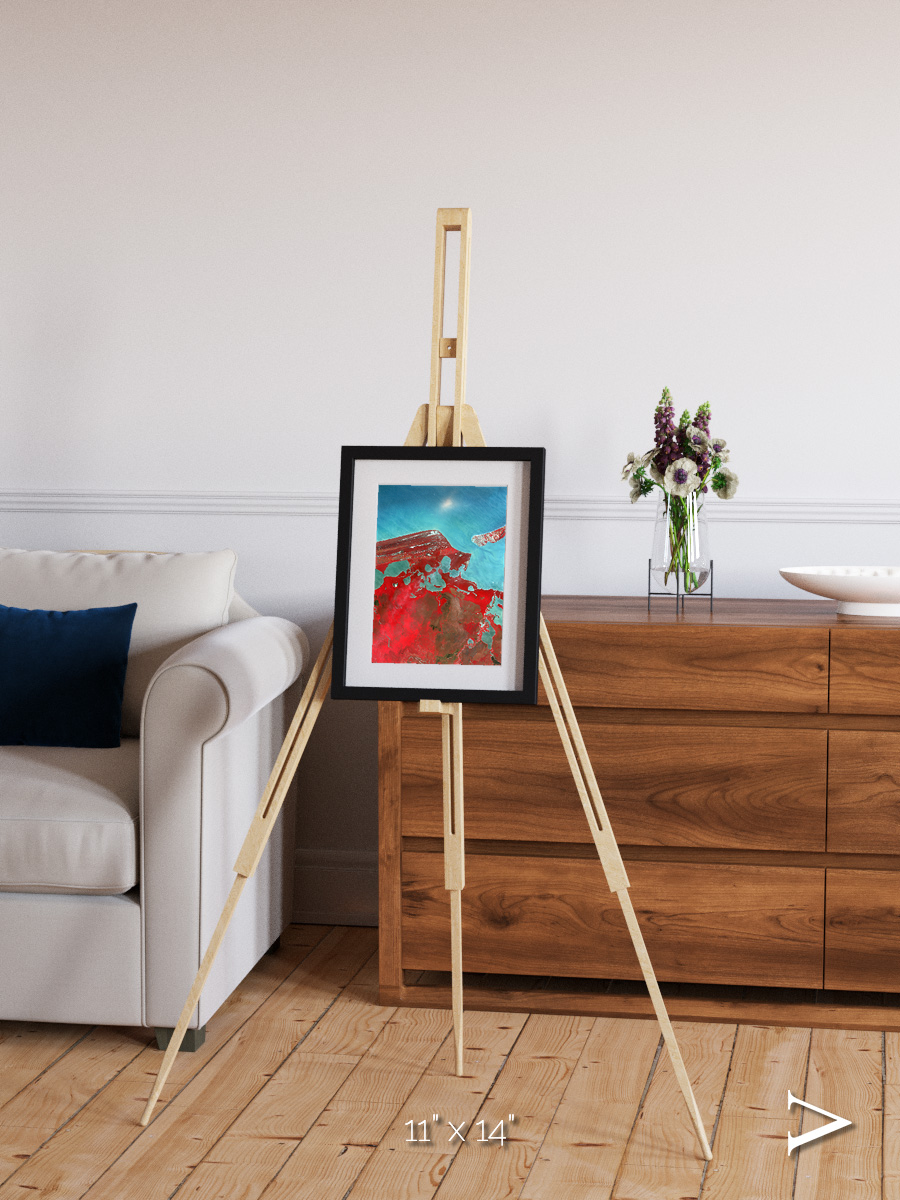 Remote Shores, Campeche Framed & Mounted Print