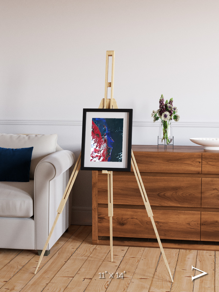 Living Edge, Cancun Framed & Mounted Print