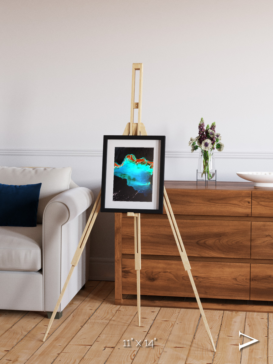 Arctic Outpost, Caribbean Luxury Framed & Mounted Print