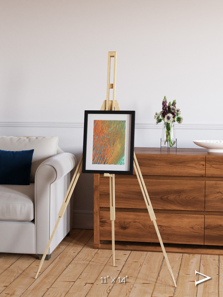 Windwritten Sands, Erg Chech Framed & Mounted Print