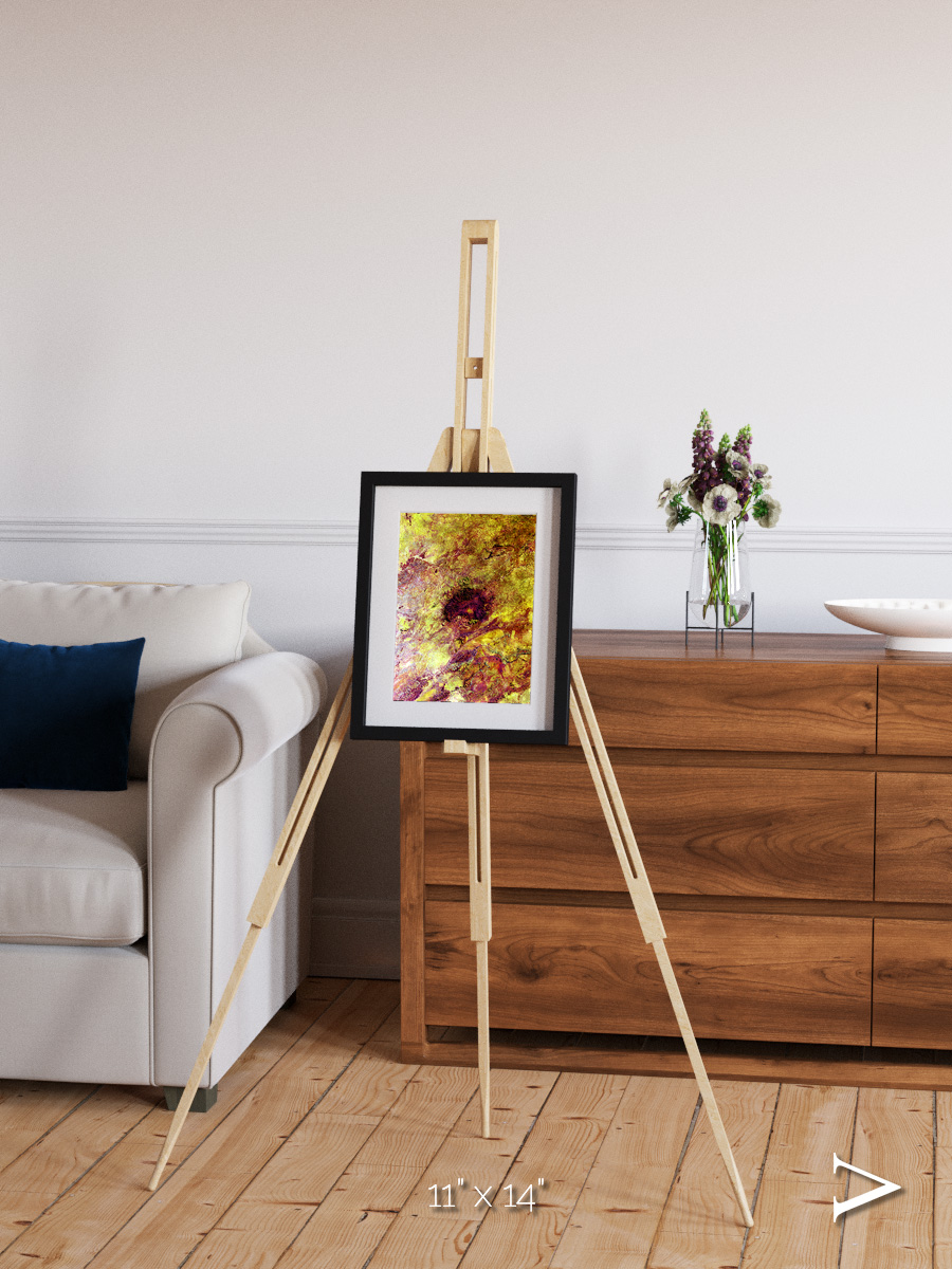 Magma Plains, Erongo Massif Framed & Mounted Print