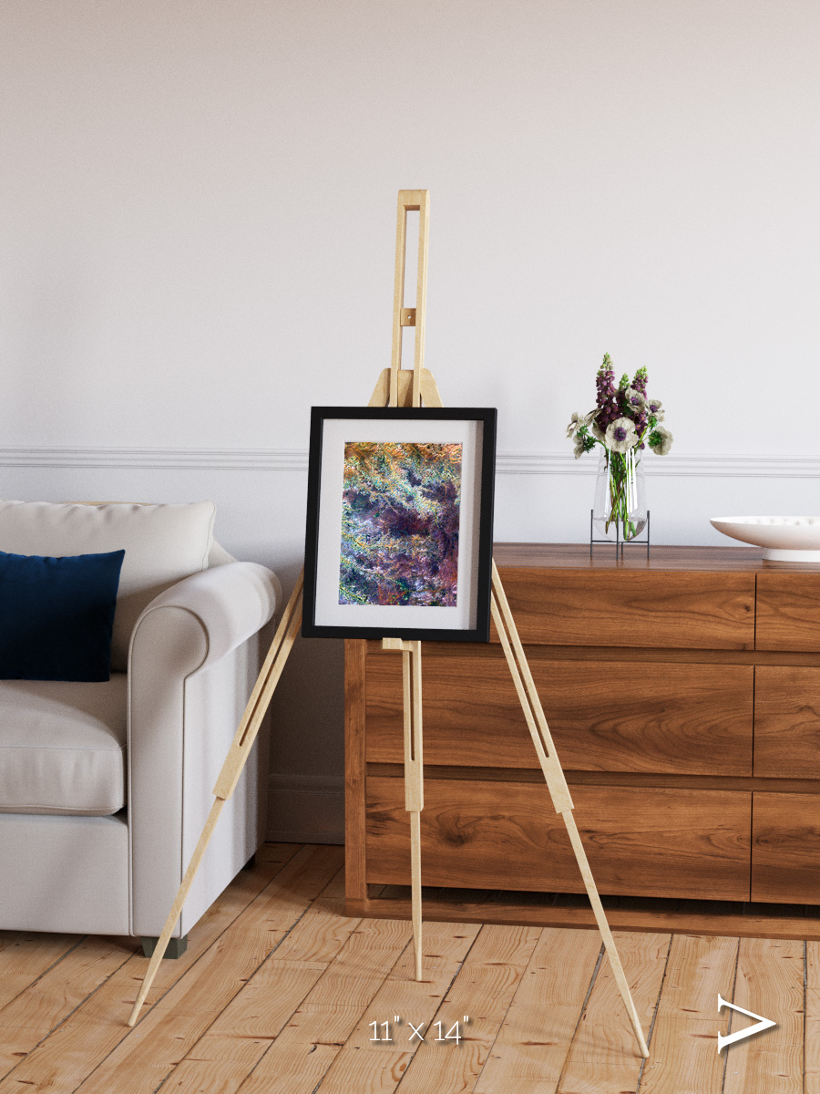 River and Plain, Ghadamis River Framed & Mounted Print