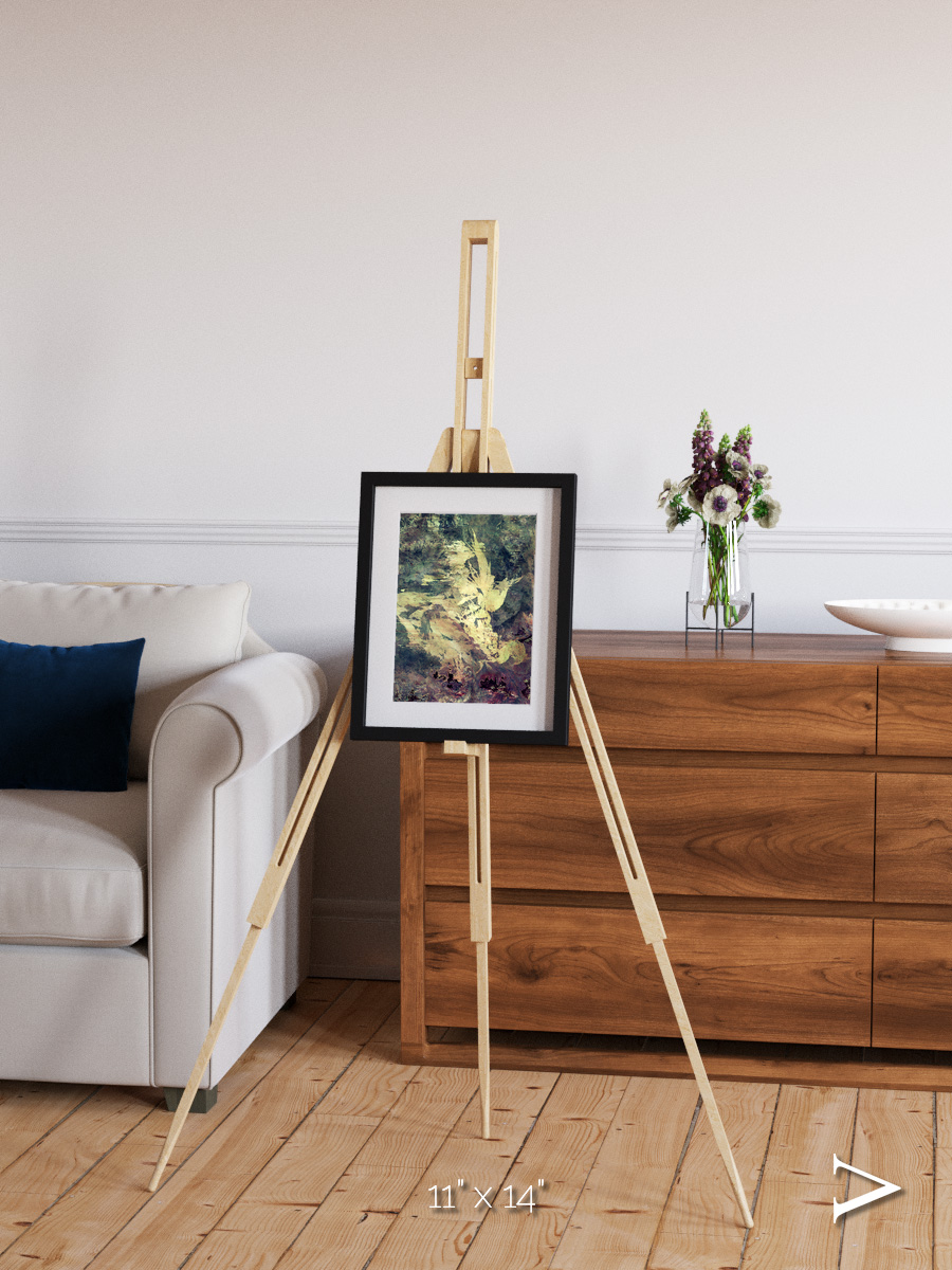 Windwritten Dunes, Great Sandy Scars Framed & Mounted Print