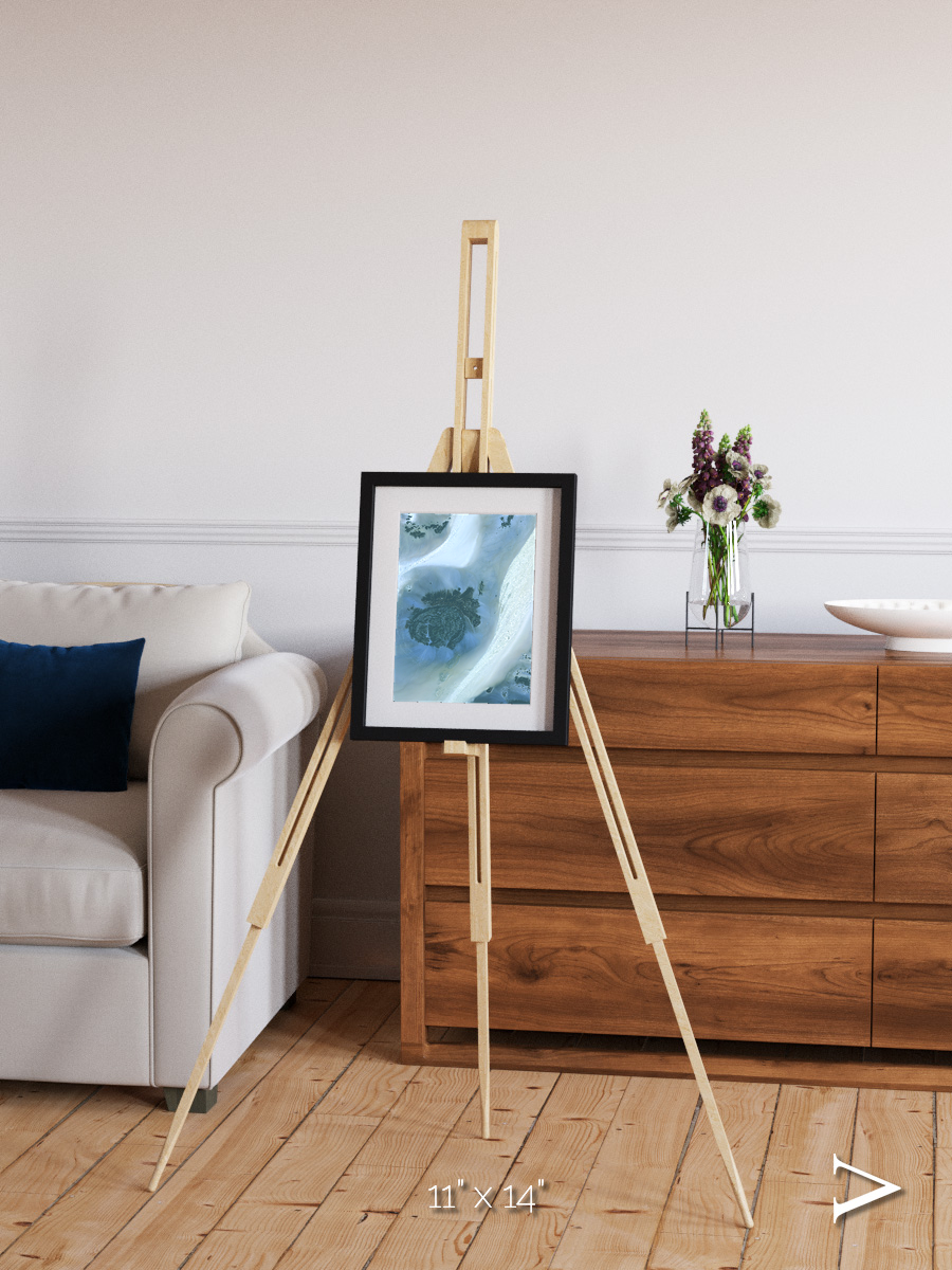 Shifting Dunes, Sahara Desert Framed & Mounted Print