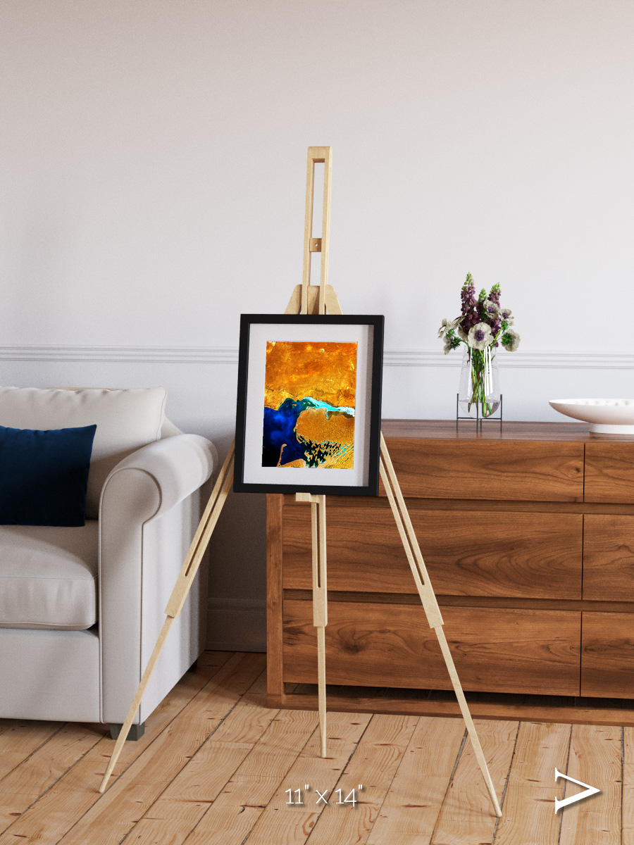 Coastal Phantom, Dardzha Peninsula Framed & Mounted Print
