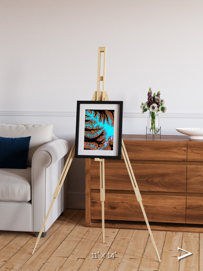 Frozen Currents, West Fjords Framed & Mounted Print