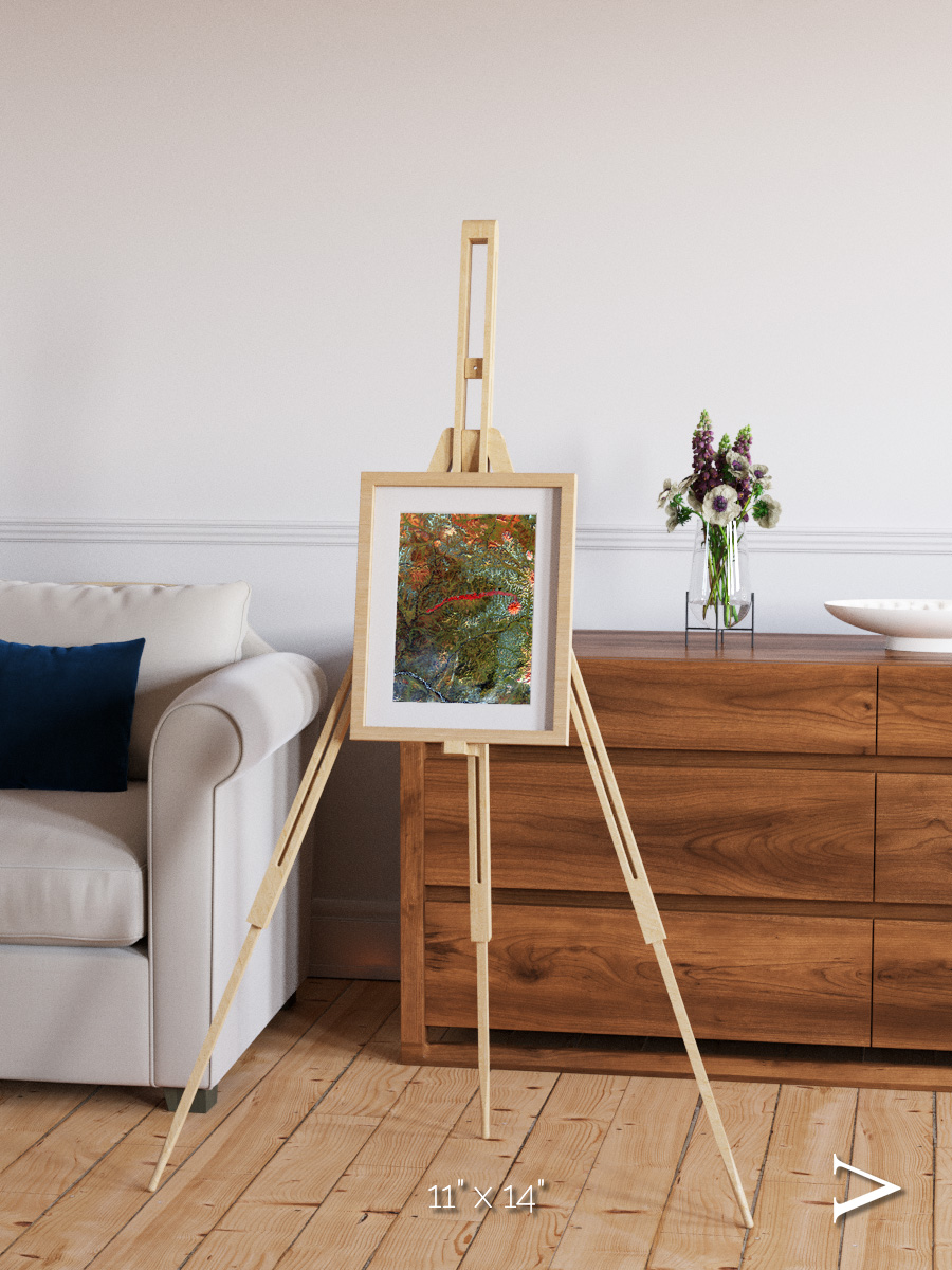 Ash and Stone, Anyuyskiy Volcano Framed & Mounted Print