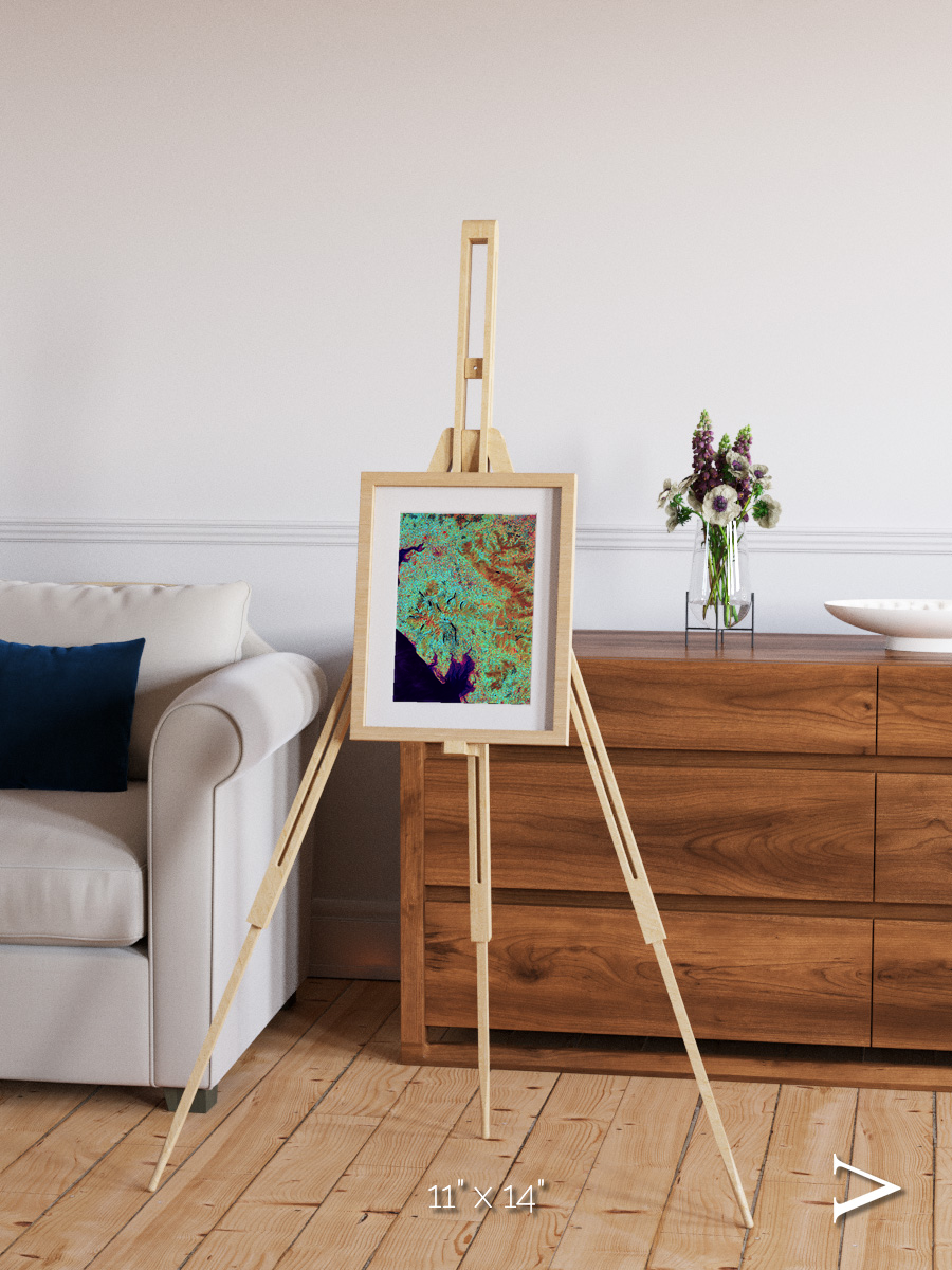Polar Flow, Lake District Framed & Mounted Print