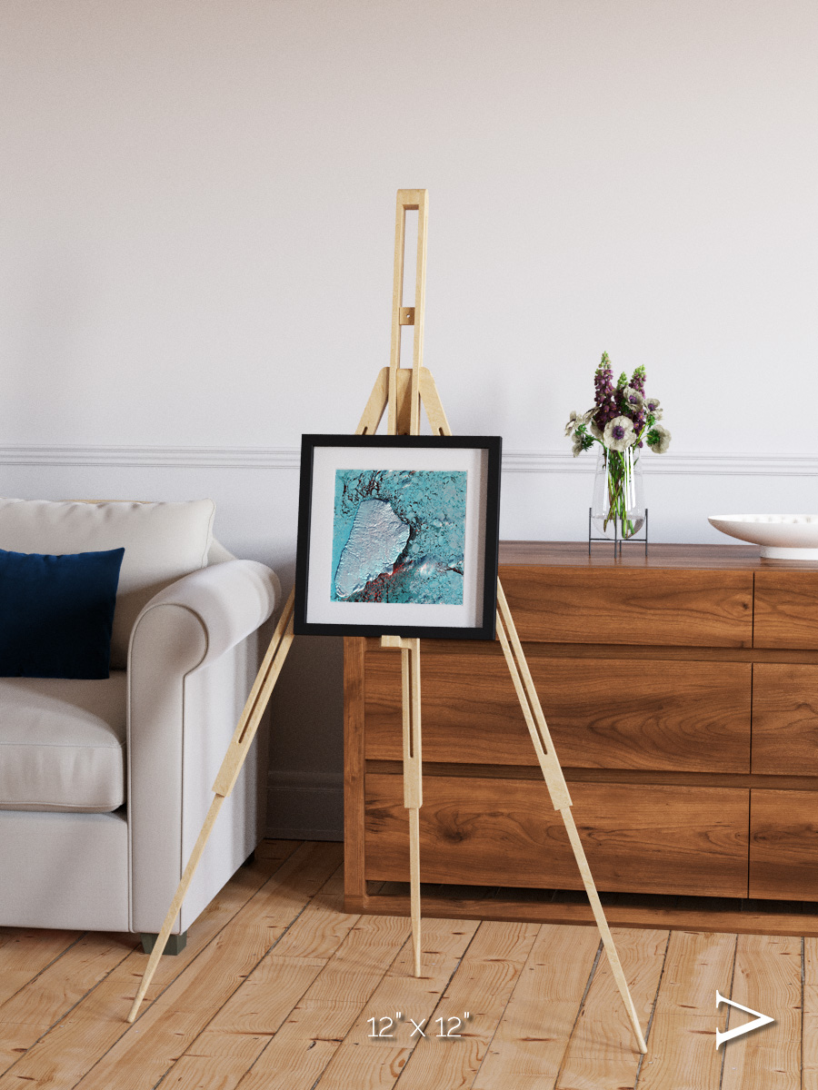 Island Sanctuary, Akpatok Island Framed & Mounted Print