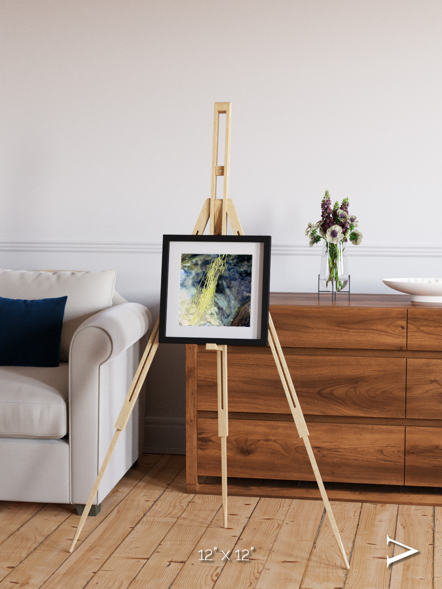Shifting Sands, Algerian Abstract Framed & Mounted Print