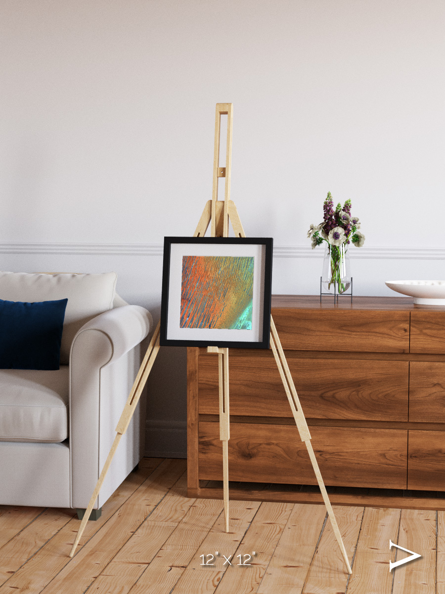 Windwritten Sands, Erg Chech Framed & Mounted Print