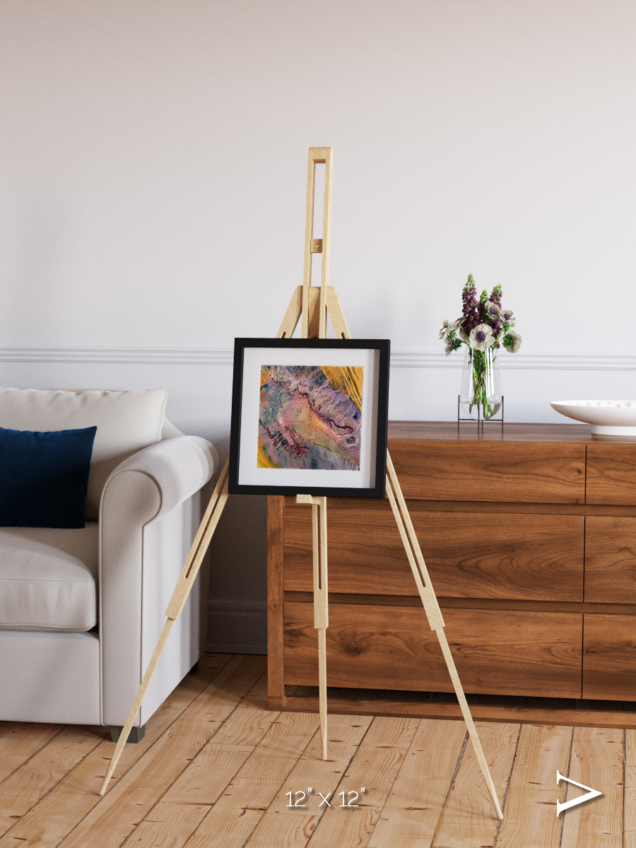Echoes of Water, Western Desert Framed & Mounted Print